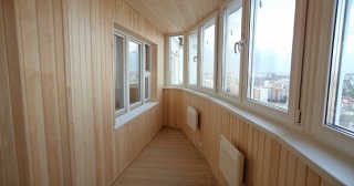 Внутренняя отделка лоджии Бийск, цена от 205 руб. м2
